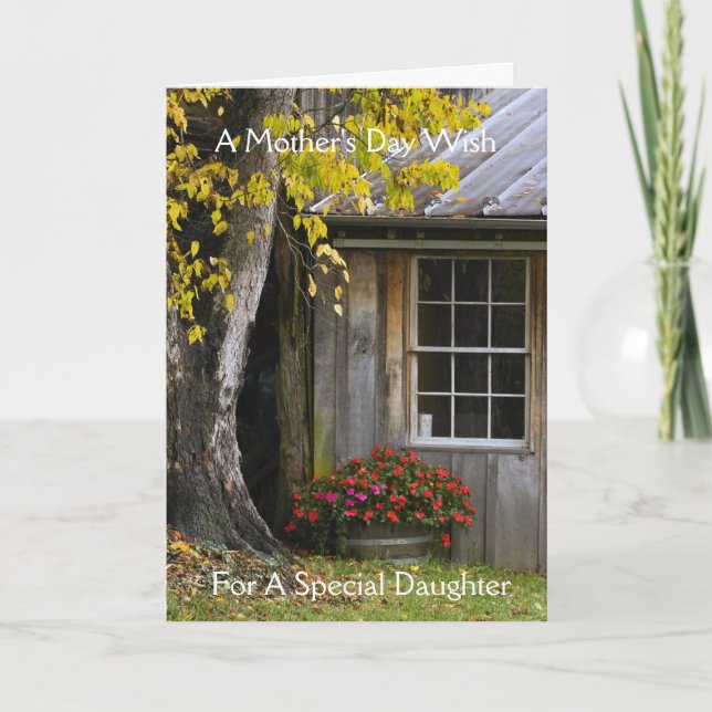 Mother's Day Wish for Daughter Card (Front)