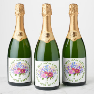 Mother's Day With Blumenstrauss Sparkling Wine Label