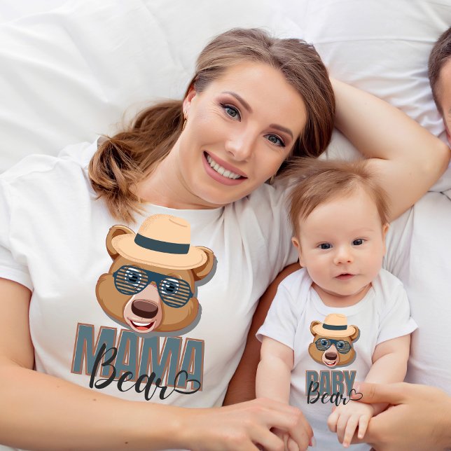 Mothers day Women new mum and baby matching T-Shirt (Creator Uploaded)