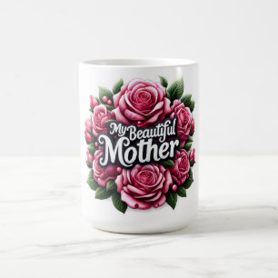 Mother's Day Words "My Beautiful Mother"  Coffee Mug