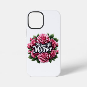 Mother's Day Words "My Beautiful Mother" iPhone 12 Mini Case