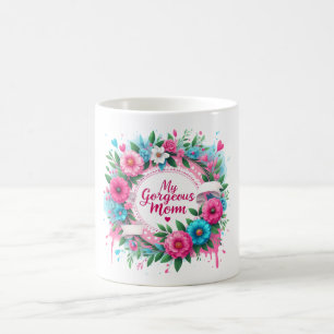 Mother's Day Words "My Gorgeous Mum" Coffee Mug
