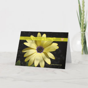 Mother's Day - Yellow Daisy (2) - Card - Customize
