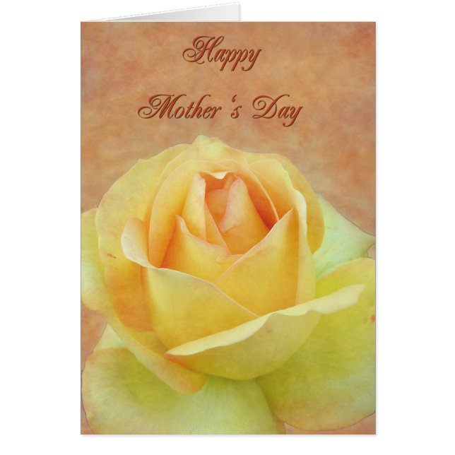 Mother's Day Yellow Rose (Front)