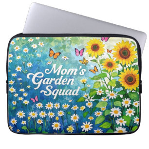 Mother's Garden Squad Flowers Laptop Sleeve