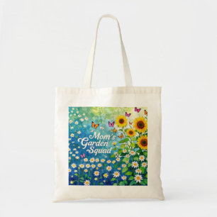Mother's Garden Squad Flowers Tote Bag