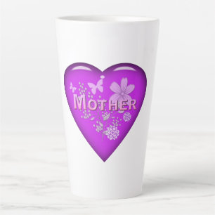 Mother's Heart  Latte Mug
