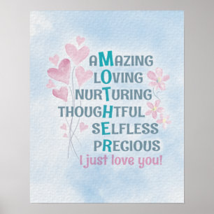 Mother's heart poster
