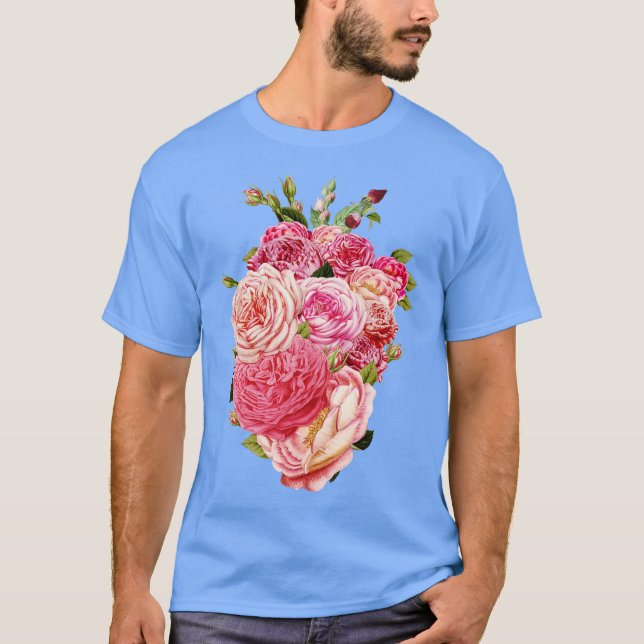 Mothers Heart Roses by Tobe Fonseca T-Shirt (Front)