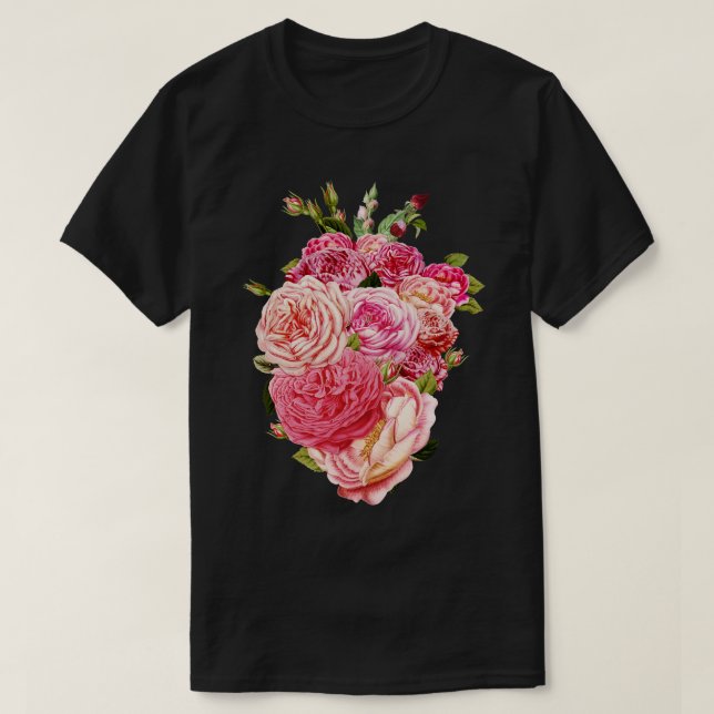 Mothers Heart Roses by Tobe Fonseca T-Shirt (Design Front)