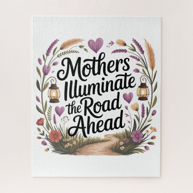 Mothers Illuminate The Road Ahead Jigsaw Puzzle (Vertical)