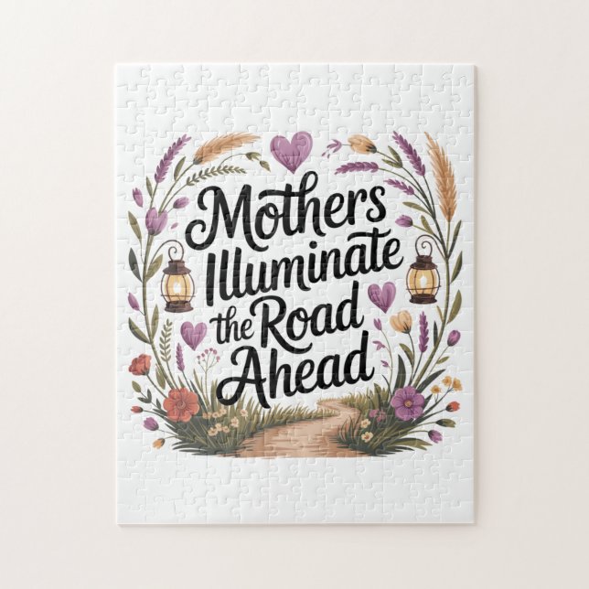 Mothers Illuminate The Road Ahead Jigsaw Puzzle (Vertical)