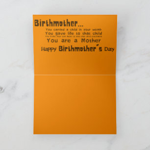 Mother's Love Birhtmother's Day Card