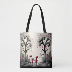 Mother's Love Heartfelt Stroll Tote Bag