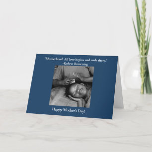 Mother's Love is Never Ending Thank You Card