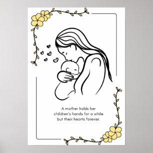 Mother's Love Quote Poster