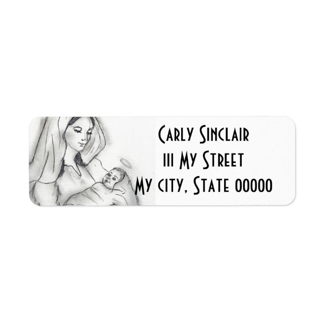 Mothers Love Return Address Label (Front)