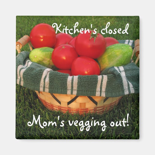 Mother's Magnet--Mum Kitchen Magnet, Mother's Day Magnet (Front)