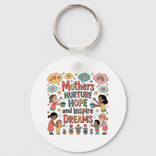 Mothers Nurture Hope And Inspire Dreams Key Ring