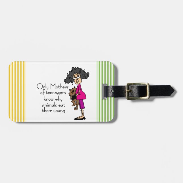 Mothers of Teenagers Luggage Tag (Front Horizontal)
