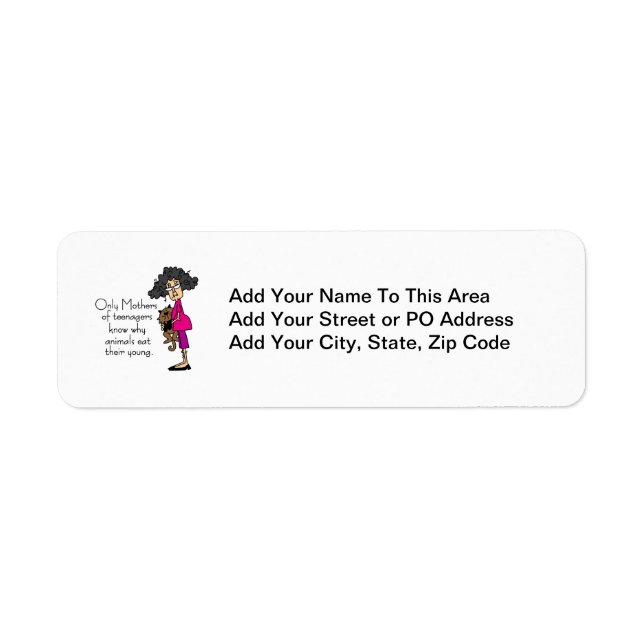 Mothers of Teenagers Return Address Label (Front)