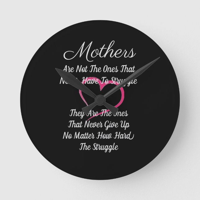 Mothers  round clock (Front)