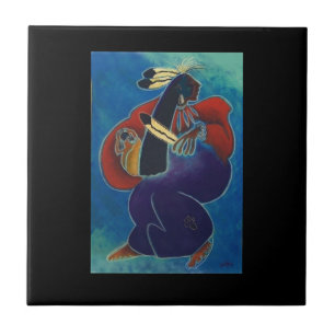 Mother's Sun Ceramic Tile