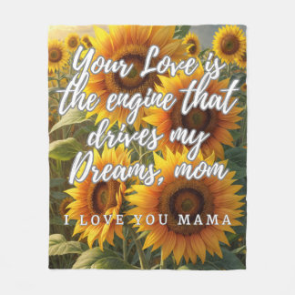 Mother's Sunflower blanket