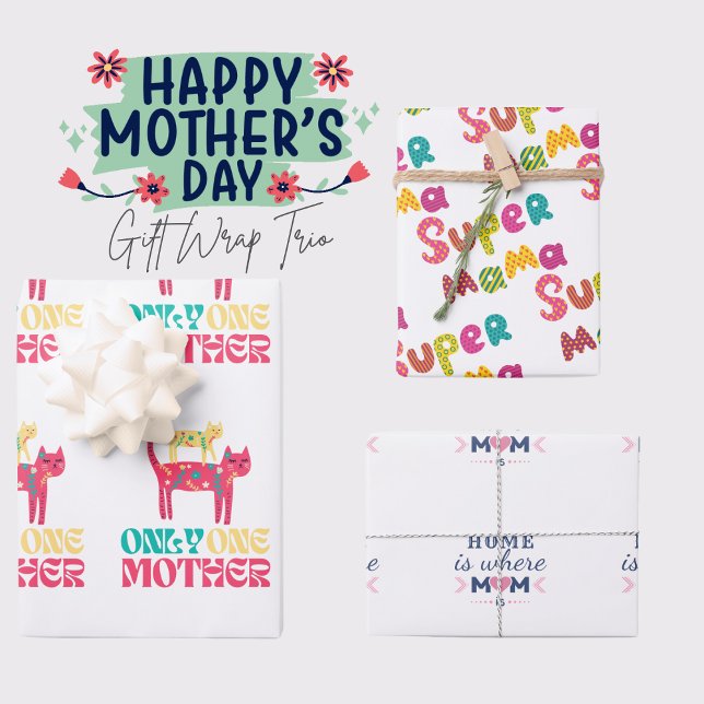 Mother's Touch Gift Wrap Trio (Creator Uploaded)