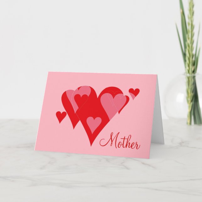 Mother's Valentine Card (Front)