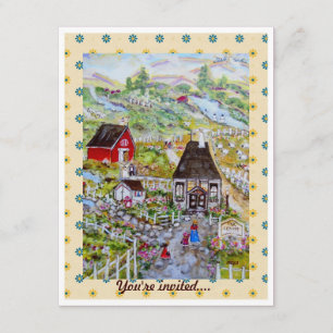 MOTHER'S VISION housewarming invitation