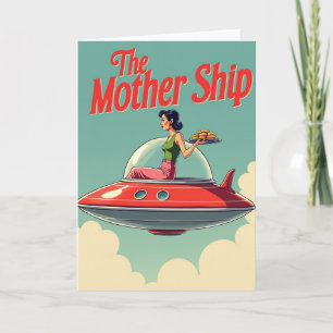 Mothership Flying Saucer Trip Card