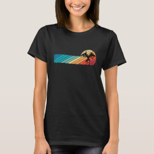 Mothman 80s Retro Cryptid Vintage Sunset T-Shirt