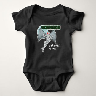 Mothman Believes in Me! | Point Pleasant, WV Baby Bodysuit