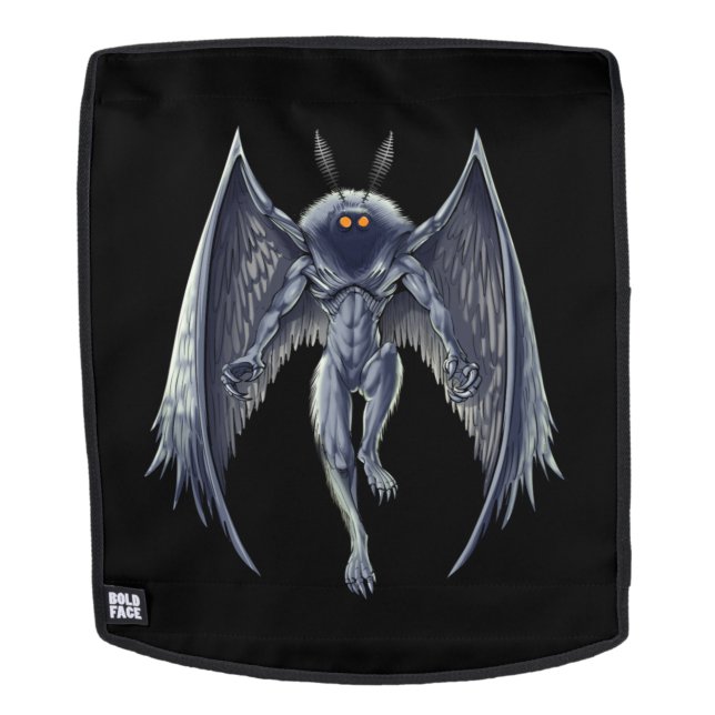 Mothman Cryptid Creature Backpack (Removable Face)