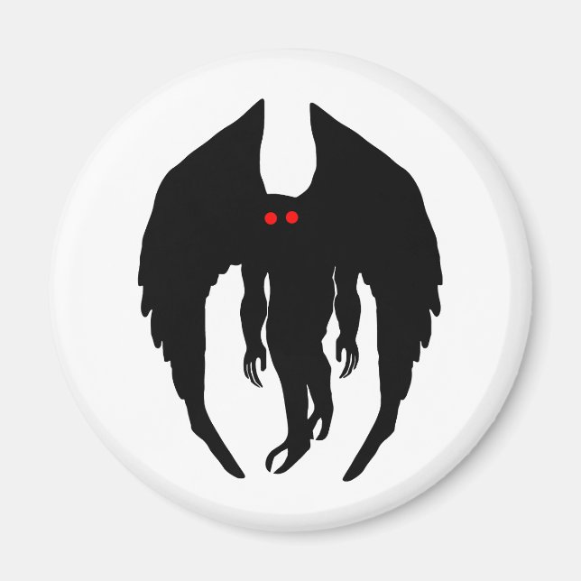 Mothman Cryptid Magnet (Front)
