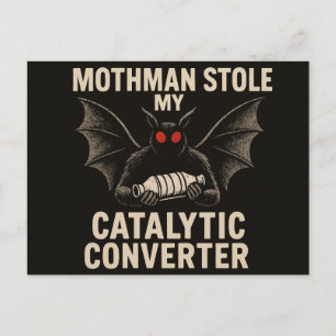 Mothman Cryptid Postcard