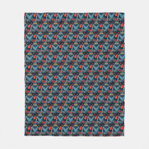 Mothman - Cryptid West Virginia Cryptozoology Fleece Blanket