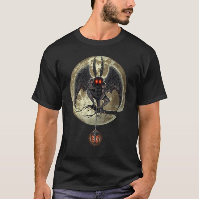 Mothman Cryptozoology Cryptid Creature Cryptozoolo T-Shirt (Front)