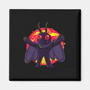 Mothman Cute Cryptid Creatures Point Pleasant WV R Magnet
