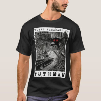 Mothman Encounter  1966 Point Pleasant Original Cr T-Shirt