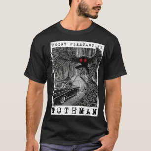 Mothman Encounter  1966 Point Pleasant Original Cr T-Shirt