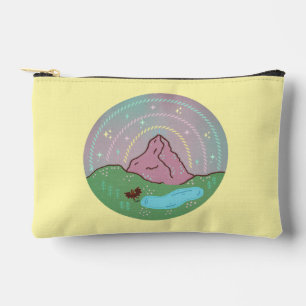 Mothman Home Planet   Cryptid Cosmic Folklore Art Accessory Pouch