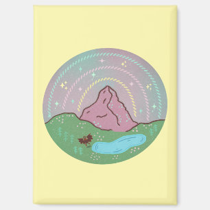 Mothman Home Planet Cryptid Cosmic Folklore Art Magnet