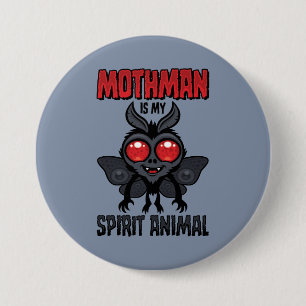 Mothman Is My Spirit Animal 7.5 Cm Round Badge