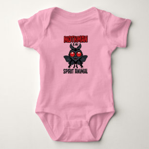 Mothman Is My Spirit Animal Baby Bodysuit