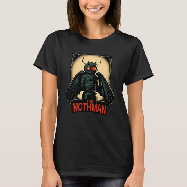 Mothman Mysterious Winged Creature  1 T-Shirt (Front)