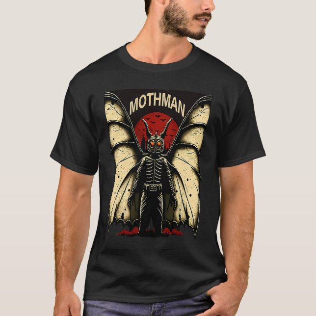 Mothman  Mysterious Winged Creature  1 T-Shirt (Front)