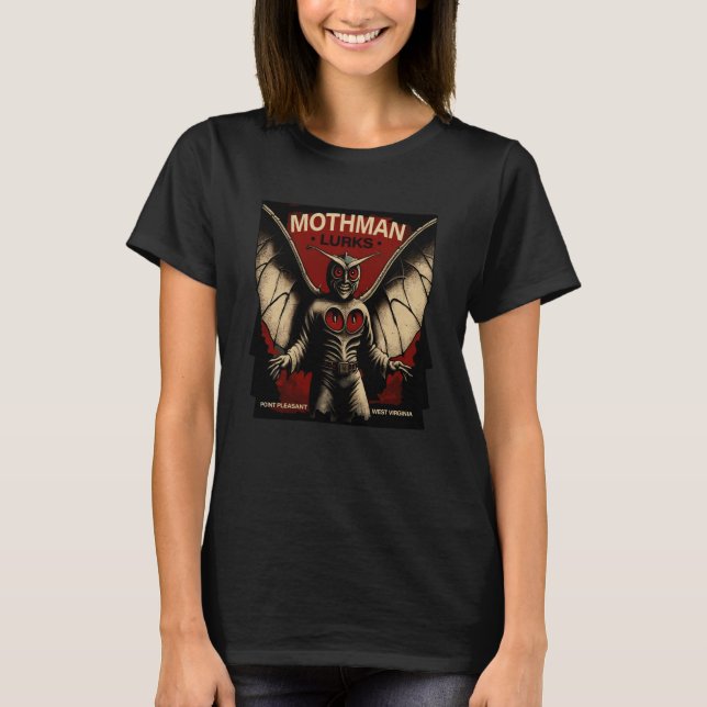 Mothman Mysterious Winged Creature  3 T-Shirt (Front)