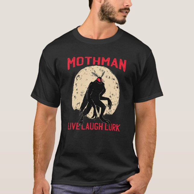 Mothman Occult Folklore Cryptid Creature Cryptozoo T-Shirt (Front)